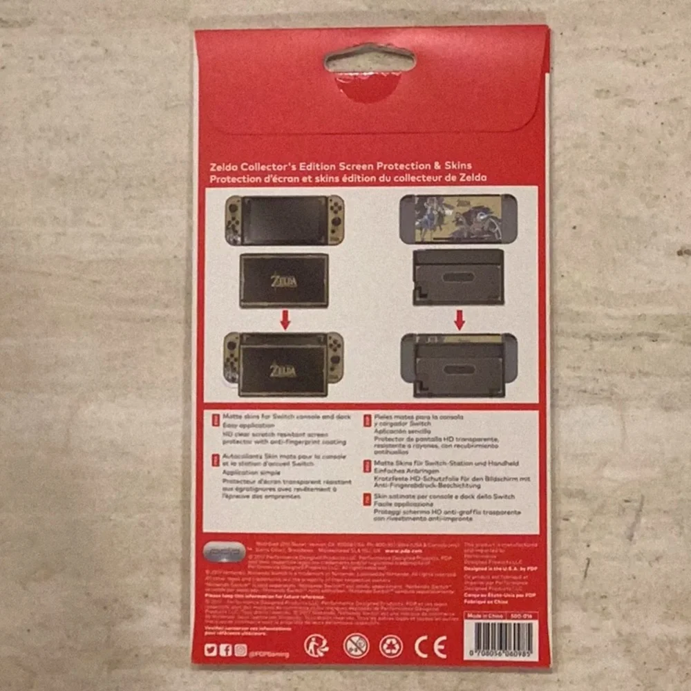 The Legend Of Zelda Nintendo Switch Screen Protection & Skins Breath Of The Wild